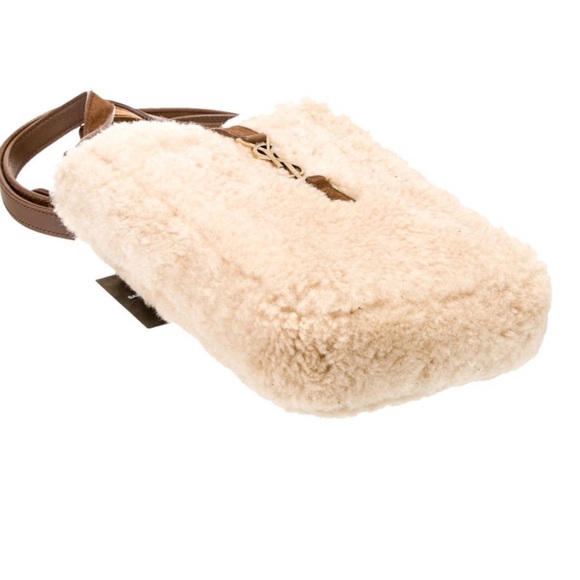 Saint Laurent Shearling Le 5à 7 Mini 2023 Bag w/ Tags - Picture 4 of 5